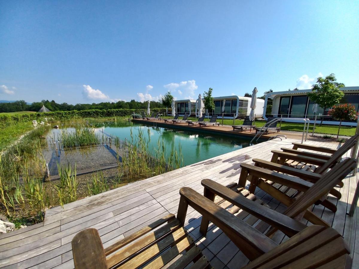 Glamping Maleric With Natural Pool Dragatuš Buitenkant foto